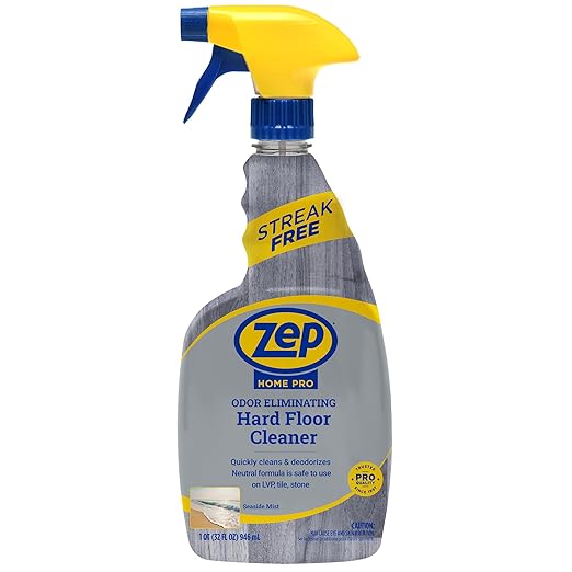 Zep Home Pro Odor Eliminating Hard Floor Cleaner 32oz (Pack of 1) R61206 - Remove dirt, odors, and grime from hardfloors with our quick-drying and streak-free formula