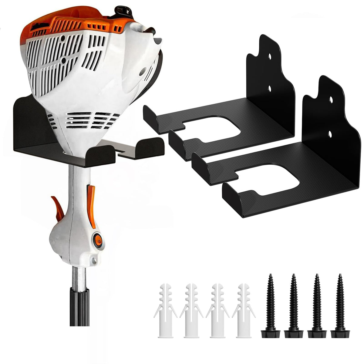 Garage Organizer Trimmer Rack,Garden Power Tool Hanger - Image 1
