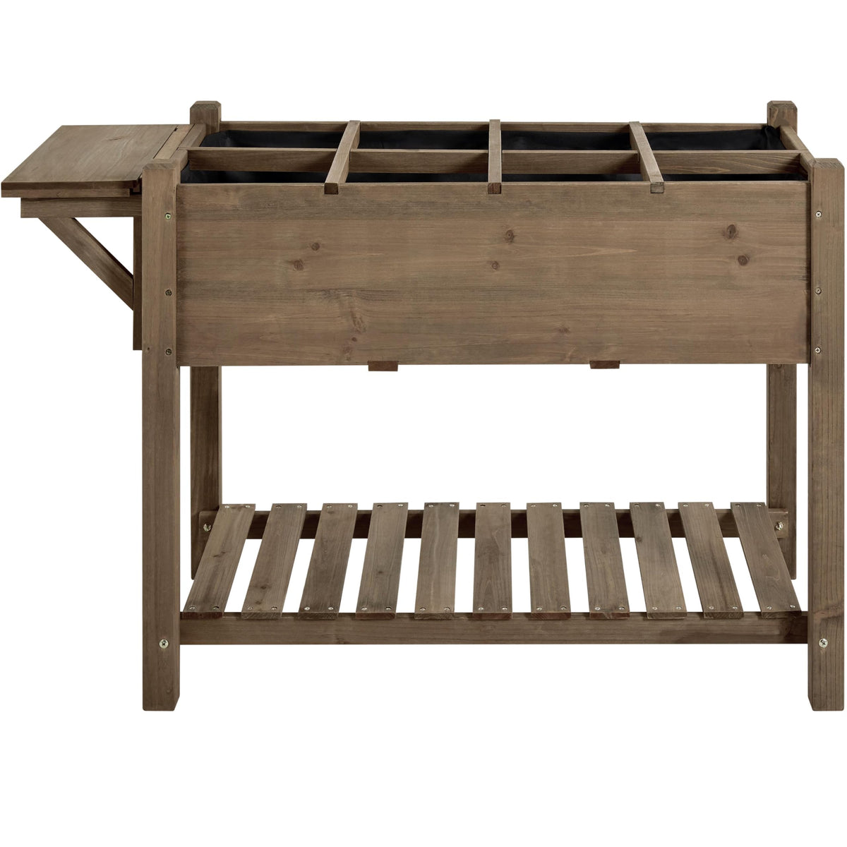 Yaheetech Herb Garden Planter Outdoor Wood Standing Garden - Image 1