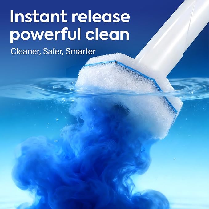 50 Count Toilet Wand Refills for Clorox, Premium Toilet Cleaner Refill Pads, Replacement Brush Heads Compatible With Most Toilet Wand Refill System, No Falling Apart, Fresh Fragrance
