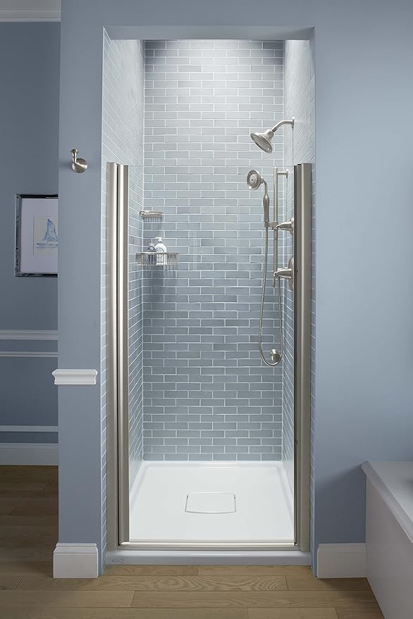 KOHLER 1897-S Shower Basket, Large, Corrosion Resistant, Mounting Hardware Included, Durable, Polished Stainless Steel