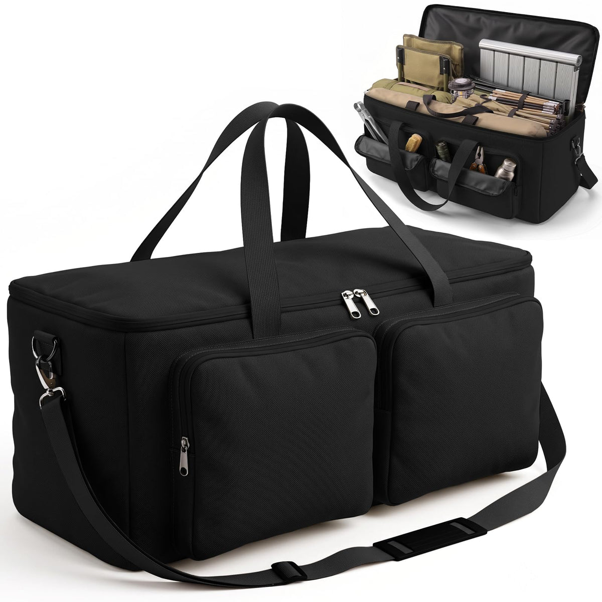 SIRUITON 31.5 In Large Camping Storage Bag,600D Oxford - Image 1