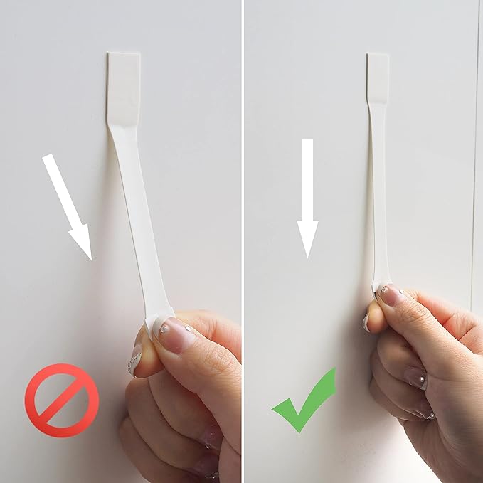 20 Small Hooks+24 Removable Strips, Clear Wire Hanger Hooks, Damage-Free Utility Hooks, Heavy Duty with Adhesive Strips, No Tools Wall Hook for Hanging, Value Pack