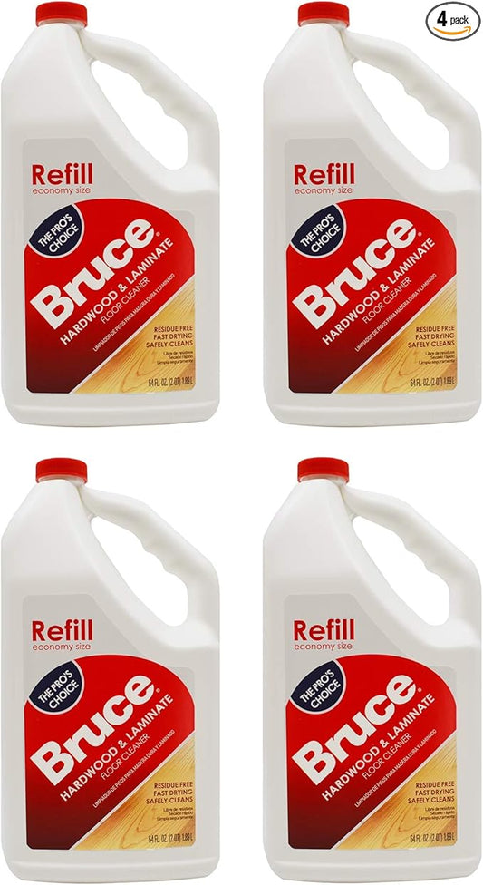 Bruce 64 oz NoWax Hardwood and Laminate Floor Cleaner Refill (Pack of 4)