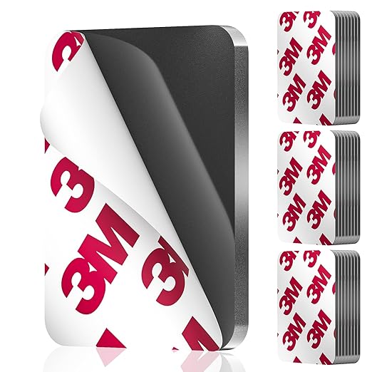 0.12" Thick Strong Double Sided Adhesive Pads Made of 3M, 1.57 x 2 Heavy Duty Sticky Mounting Foam Tape, Heat & Weather Resistant for Car & Home Décor 60 Pcs
