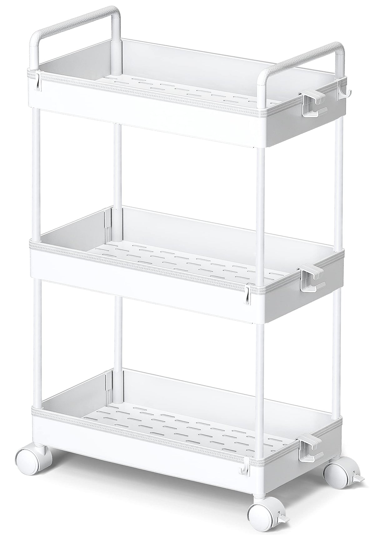 Ronlap 3 Tier Slim Rolling Storage Cart with Wheels Utility - Image 1