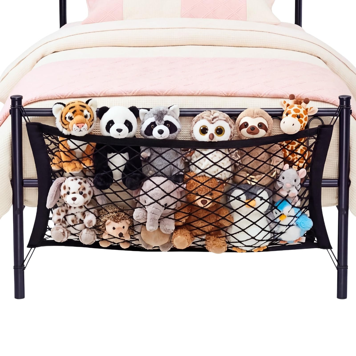 Stuffed Animal Storage Net for Kids, Elastic Bedside | All Products - Image 1