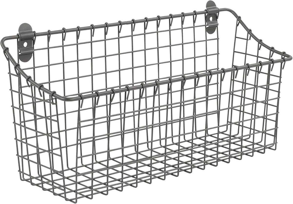 Spectrum Vintage Living Extra Large Wire Wall Basket - Image 1