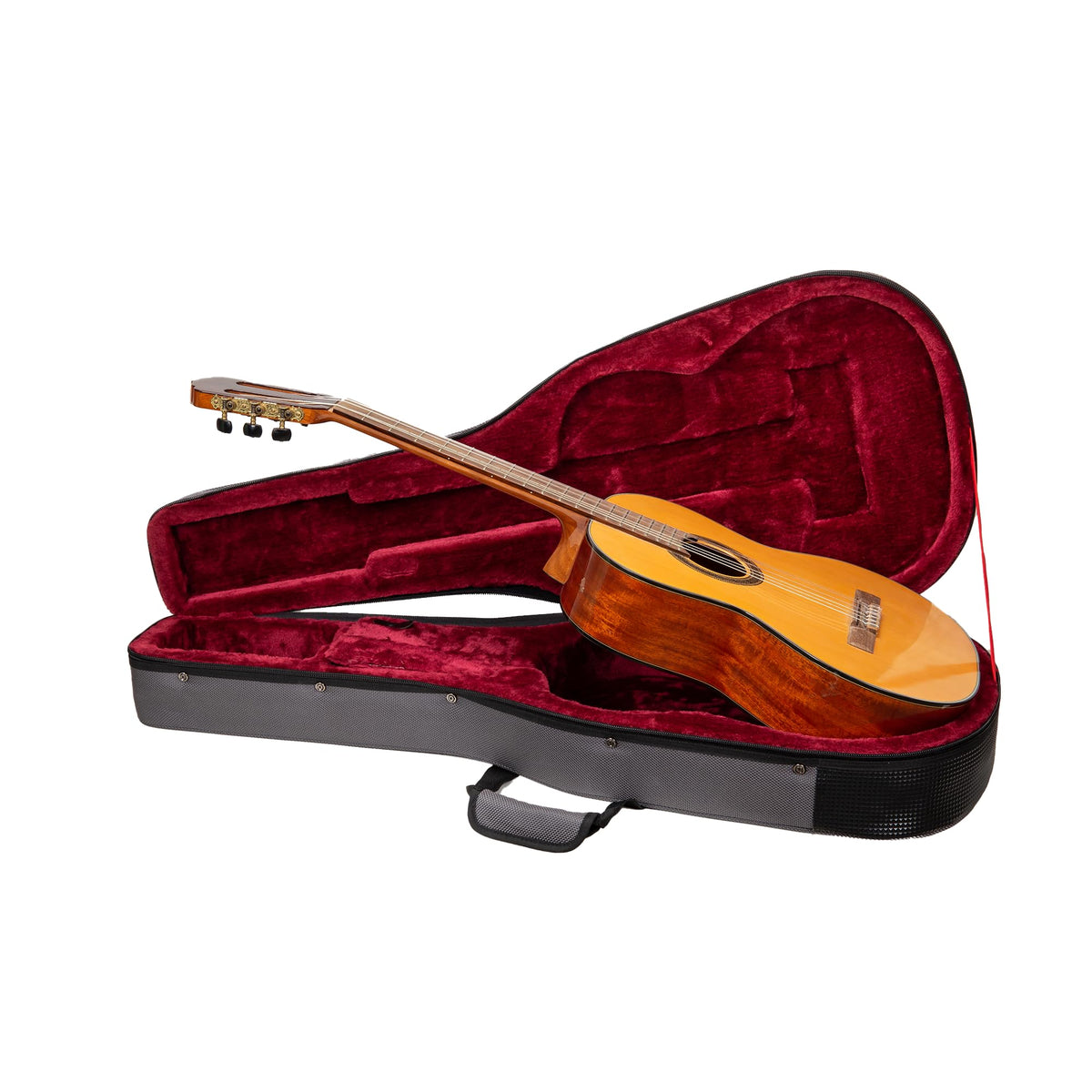 Crossrock Classical Guitar Foam Case | Lightweight Gray - Image 1