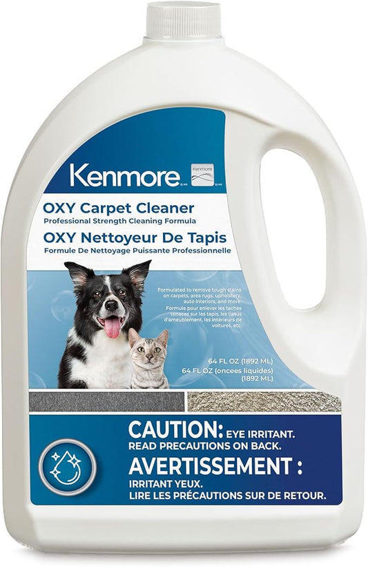 Kenmore KS1030 OXY Carpet Cleaner Professional Cleaning Formula, 64 oz Spot & Stain Shampoo Solution