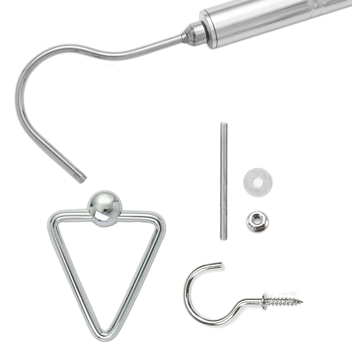 Complete Ladder Pull Down System Kit, Attic Pull Down Hook - Image 1