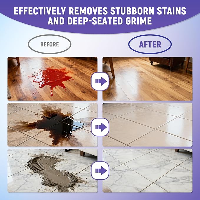 82 FL OZ/2.42 L Lavender Scent Floor Cleaning Solution Compatible with Tineco iFLOOR 2/3/5 & FLOOR ONE S3/S5/S6/S7 PRO, Floor Cleaner Refill for All Cordless Wet/Dry Vacuum & Robot Vacuums Mop