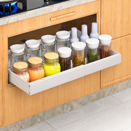 1 Pack Pull Out Cabinet Organizer Expandable,16.53" Deep | - Image 1
