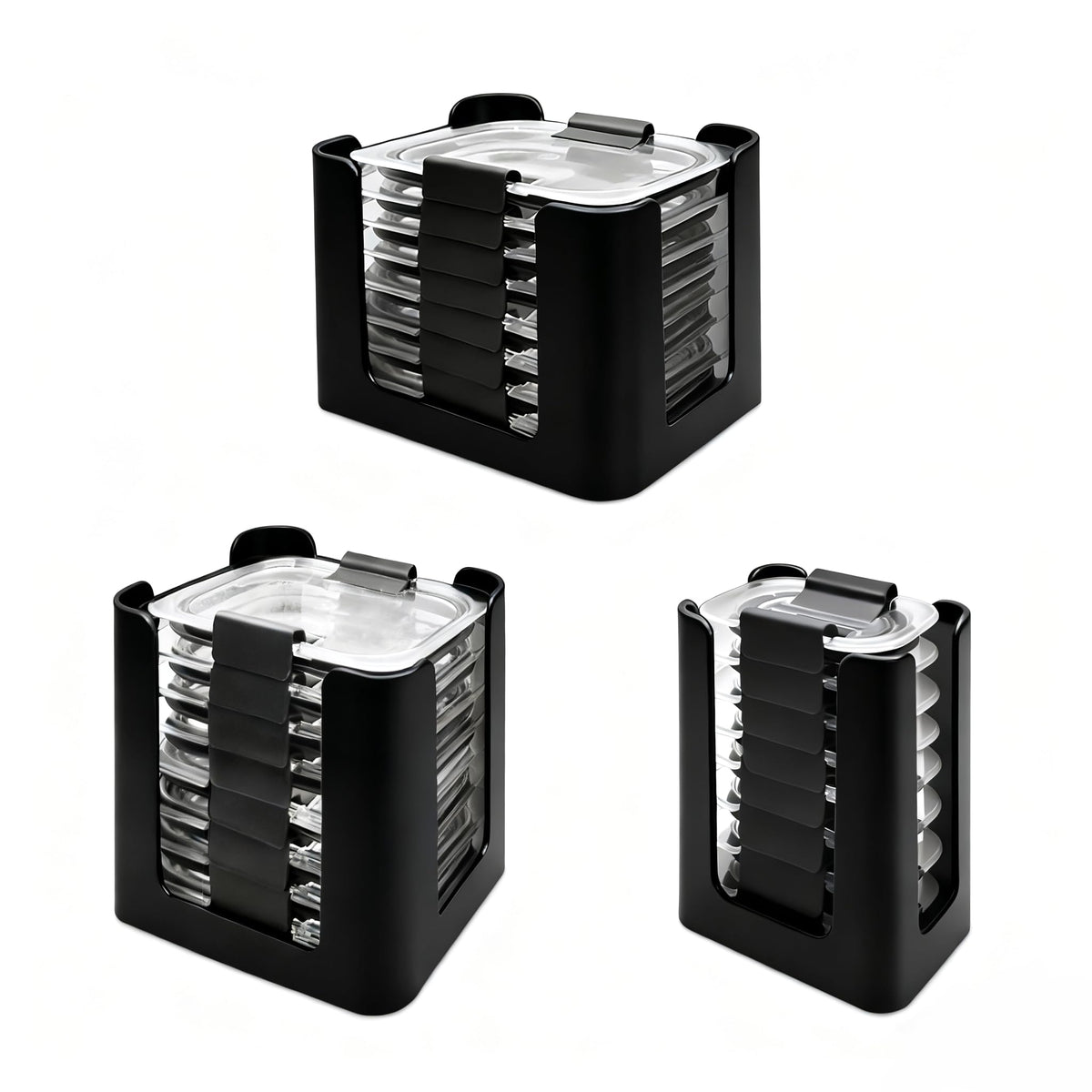 Lid Organizer for Rubbermaid Brilliance,Fits 4.7 & 3.2 Cup - Image 1