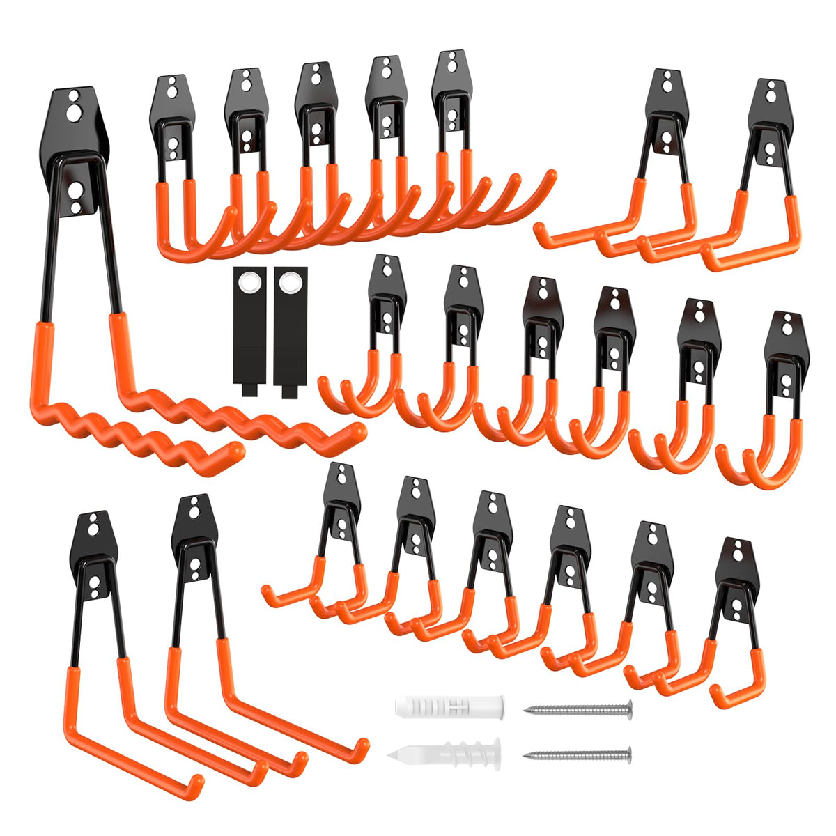 Garage Hooks Heavy Duty Garage Storage Hooks 24 Pack | Garage Storage - Image 1