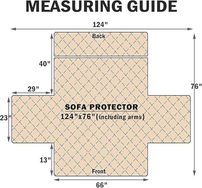 Cmfshape Skidproof Sofa Cover-Geometrical Couch Slipcover with Elastic Straps-Easy Fit Slip Cover-Washable Furniture Protector for Pets and Kids(Sofa66,Grey)