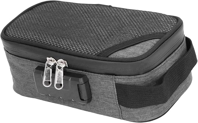 Odor Proof Pouch Organizer, Code Lock Design Smell Proof Container Portable Easy Using for Travel