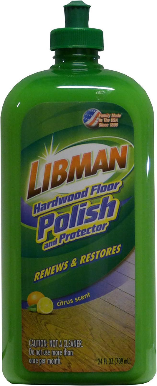 Libman 2055 Hardwood Floor Polish, 24-Ounce