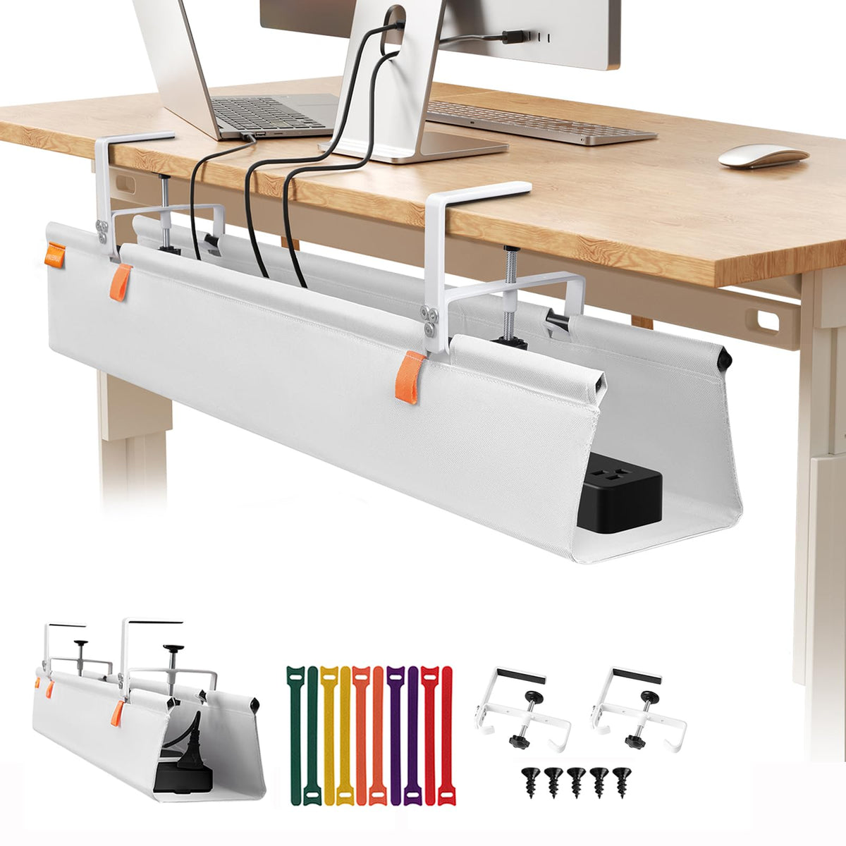Under Desk Cable Management Tray No Drill,36Inch Cab | All Products - Image 1