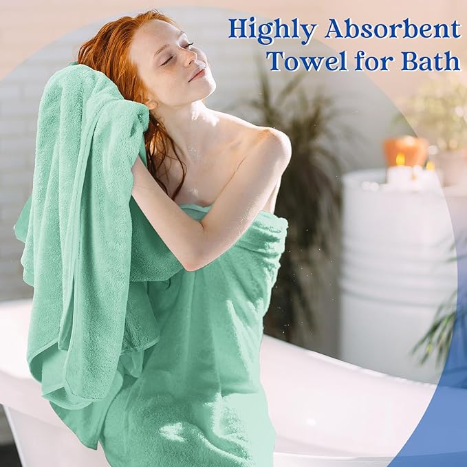 Moukeren 18 Pcs Microfiber Bath Towel Set 6 Bath Towels 6 Hand Towels 6 Washcloths Soft Coral Velvet Highly Absorbent Bathroom Towel for Fitness Sports Yoga Travel(Classic Colors)