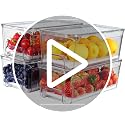 Pull-Out Fridge Organizer, 4-Pack Clear Refrigerator Storage Bins - Image 8