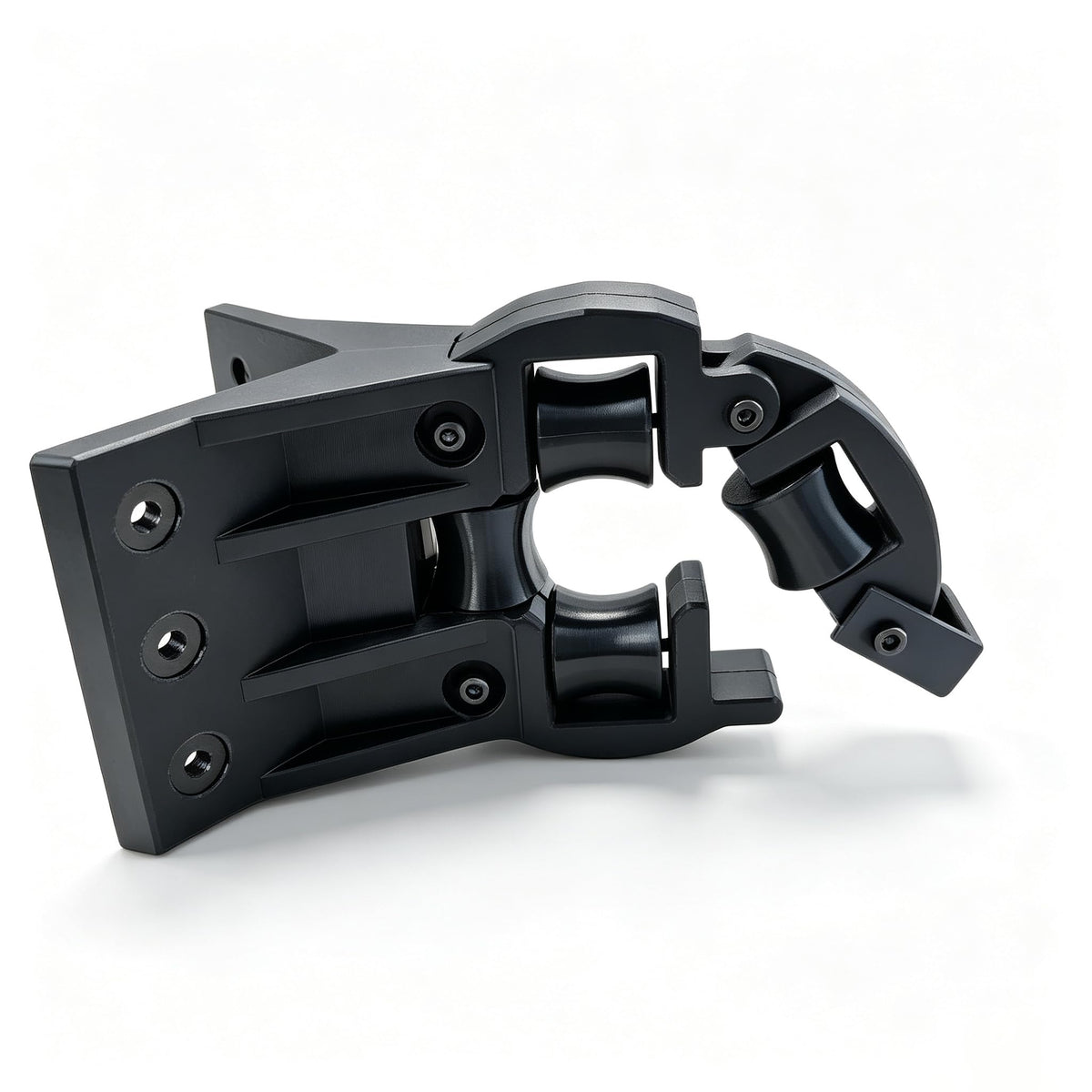 Garden Hose Corner Guide with Hinged Opening, Wall Mount - Image 1