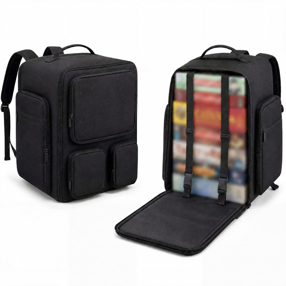 Abbylike Board Game Bag, Large Board Game Backpack | Travel Essentials - Image 1