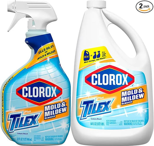 Tilex Clorox, 2 Piece Set, Clear, 96 Fl Oz