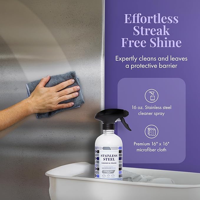 Therapy Stainless Steel & Cooktop Cleaner Bundle