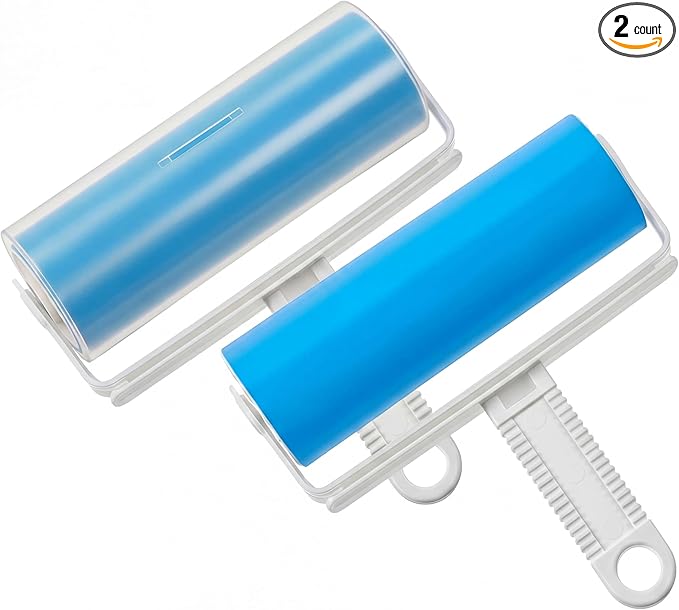2 Pcs Billiards Table Dust Remover, Large 6.3 x 6.3 x 3.1 Inch Washable Roller Cleaner, Reusable Pool Table Cleaner Sticky Lint Roller for Pool, Billiards, Gaming Accessories, Felt Safe