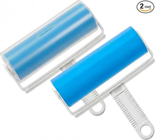 2 Pcs Billiards Table Dust Remover, Large 6.3 x 6.3 x 3.1 Inch Washable Roller Cleaner, Reusable Pool Table Cleaner Sticky Lint Roller for Pool, Billiards, Gaming Accessories, Felt Safe