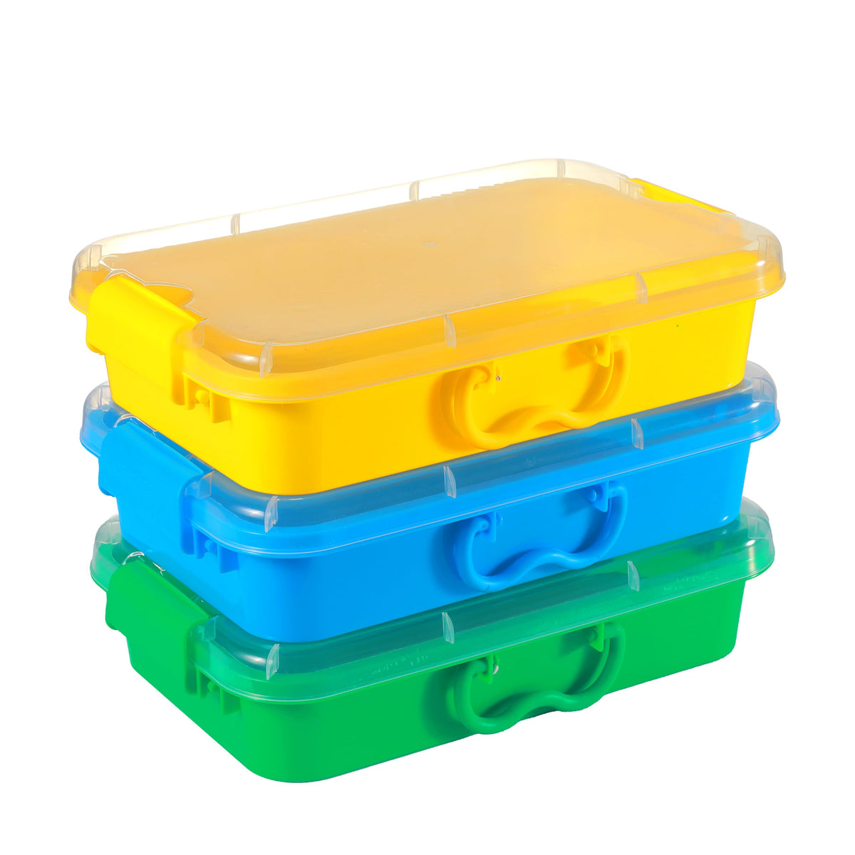 Sensory Bin with Lid for Toddlers 3 Pack 12.8 | Home Organization - Image 1