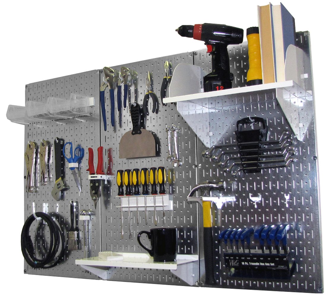 Wall Control Pegboard Organizer 4 ft. Metal Pegboard - Image 1