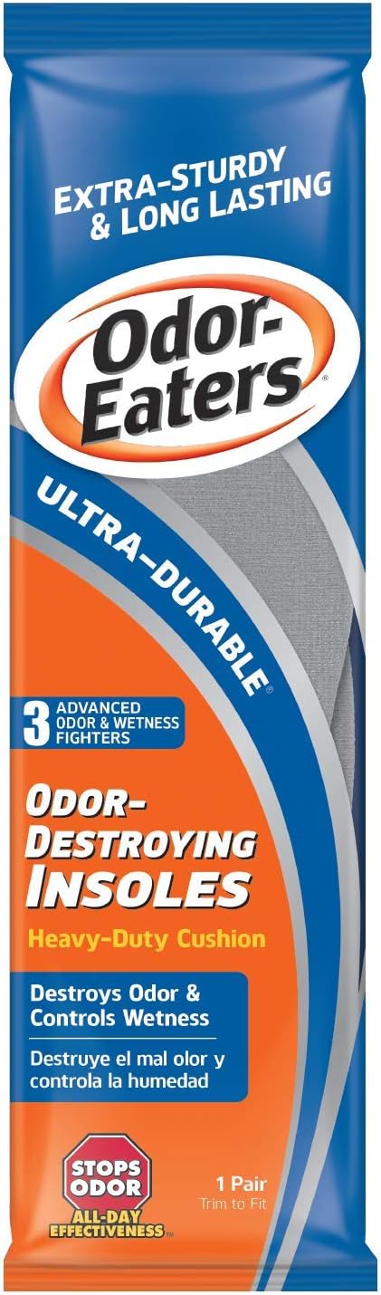 Dr. Scholl's ODOR-X FOOT ODOR PROBIOTIC SPRAY, 4 oz // Immediately Eliminates The Worst Odors & Odor-Eaters Blue Unisex Shoe Insoles, Control Odor and Wetness