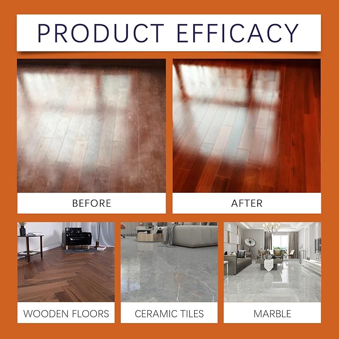 Pumpkin Spice Mop Soap, Floor Cleaner for Mopping, Brazilian Waves Mop Soap, Fall Scent Floor Cleaner, Multisurface Bathroom & Kitchen Mops Soaps, Concentrated Formula, for Wood and Tile (1)