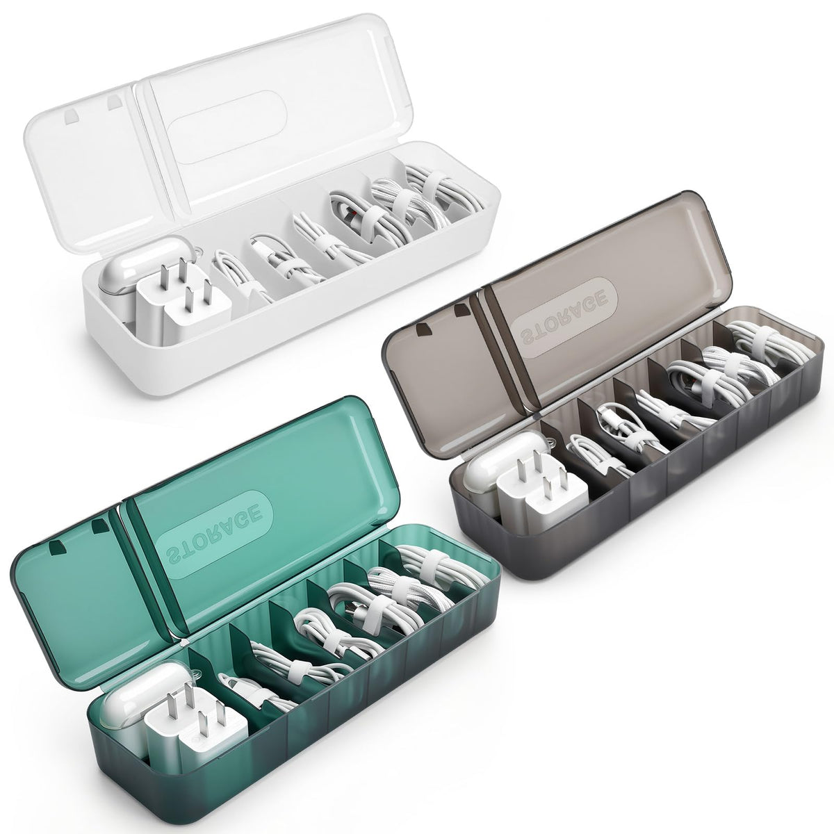 3 Pack Charger Cord Storage,Multipurpose Cable Organ | All Products - Image 1