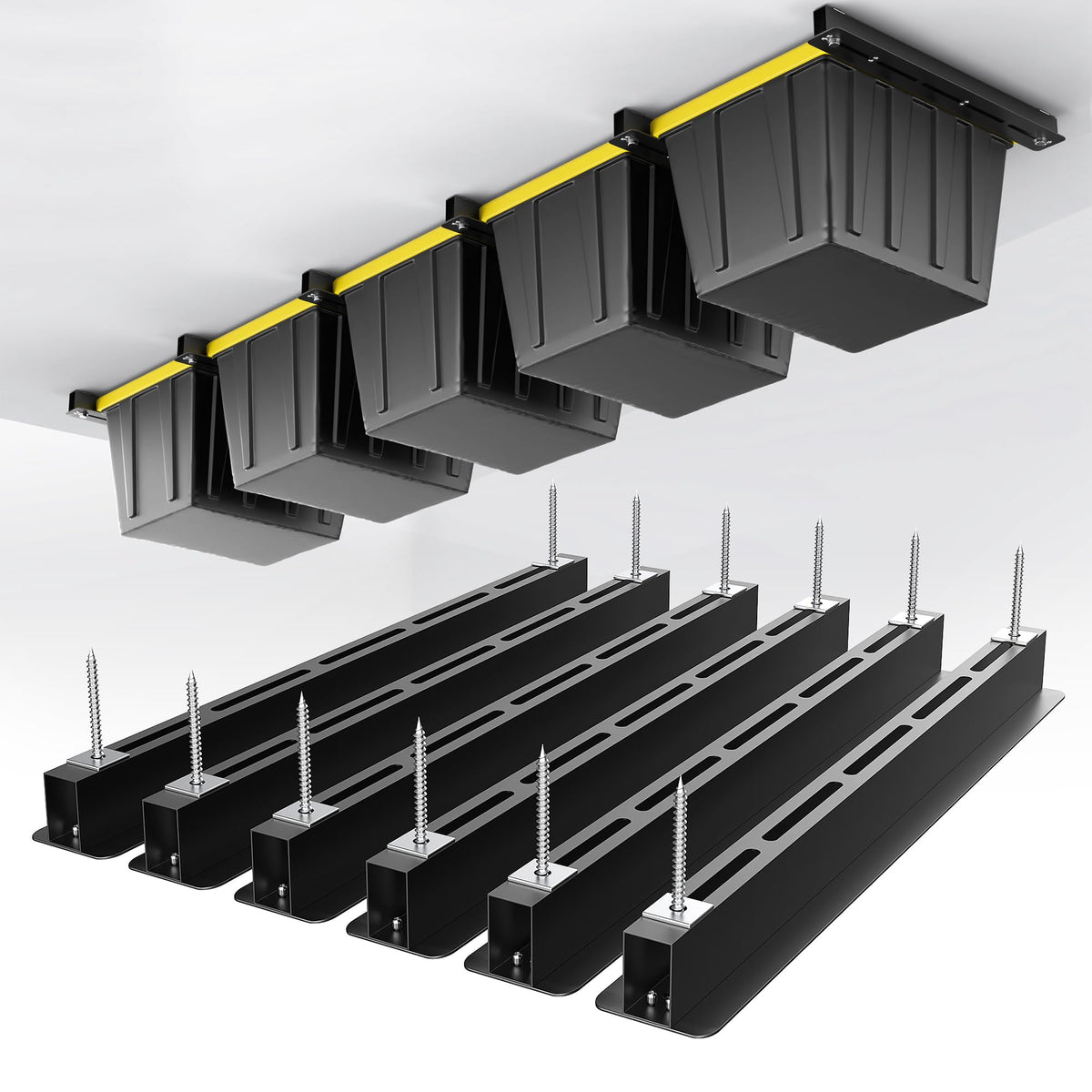 Ceiling Storage Rack, Heavy Duty Overhead Garage Storage Rack - Image 1