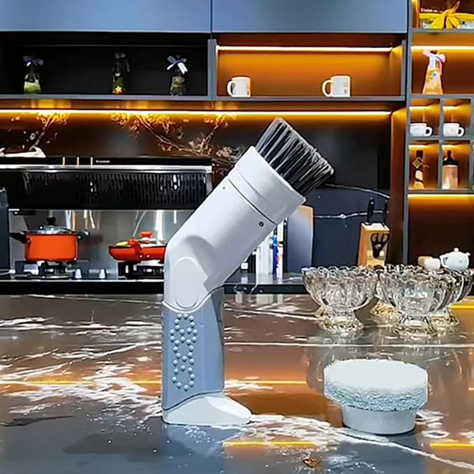 Electric Scrubber Cordless Power Scrubber Shower Brush Cleaner for Bathroom Kitchen Tile Tool