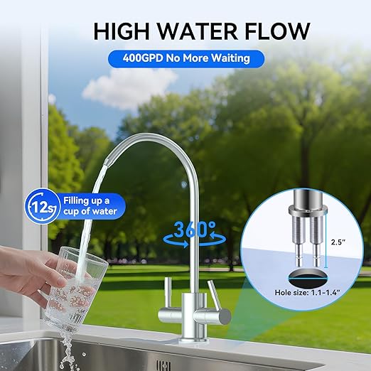 WINGSOL WINGSOL Dual Outlet Reverse Osmosis Water Filter, Mineral Alkaline UV 0 TDS Tankless RO System, Remineralize pH+ 12-Layer Filtration Under Sink, NSF/ANSI 42&53&58 Certified, Plug-in Required