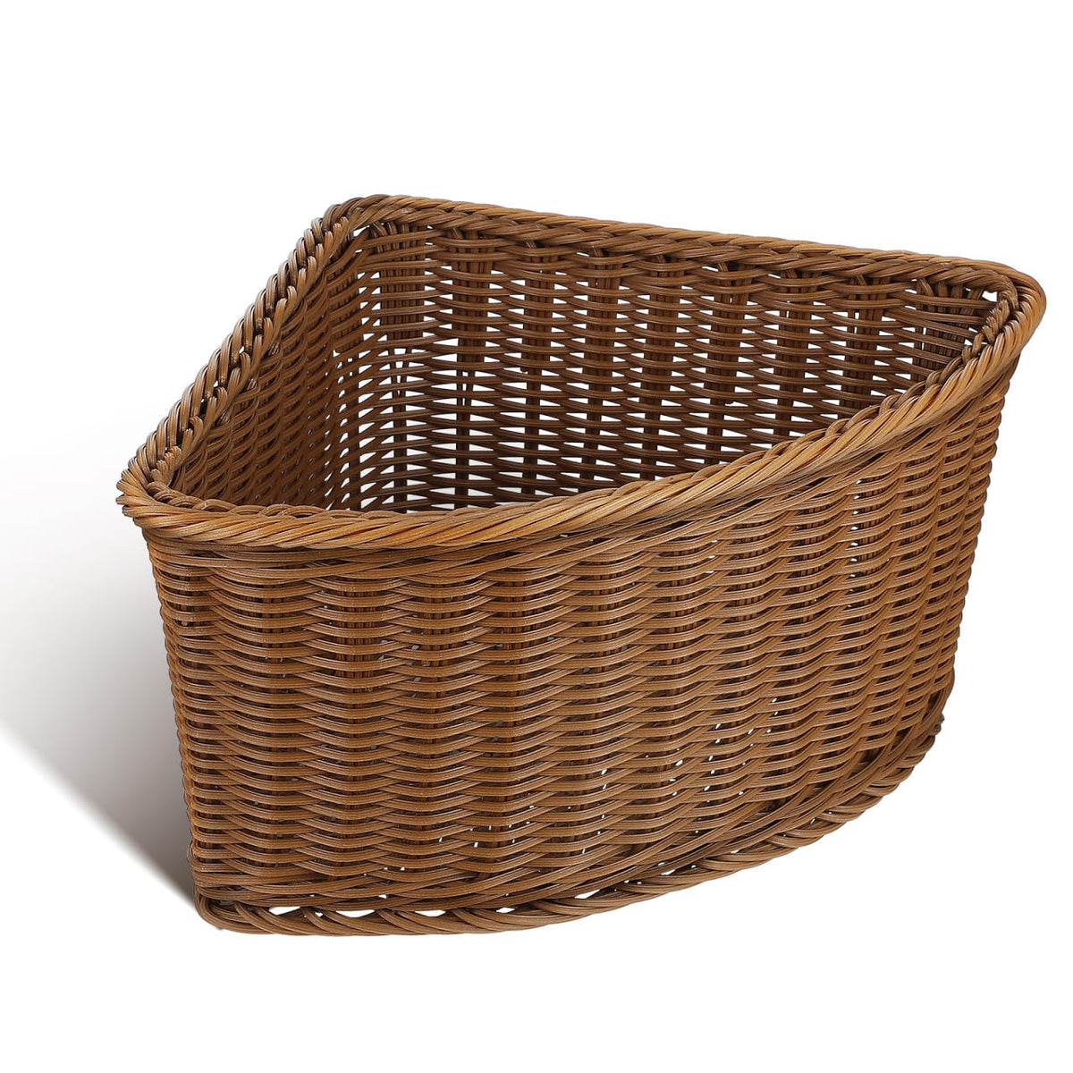 VOSAREA Corner Storage Basket Triangle Basket Woven Organizer - Image 1
