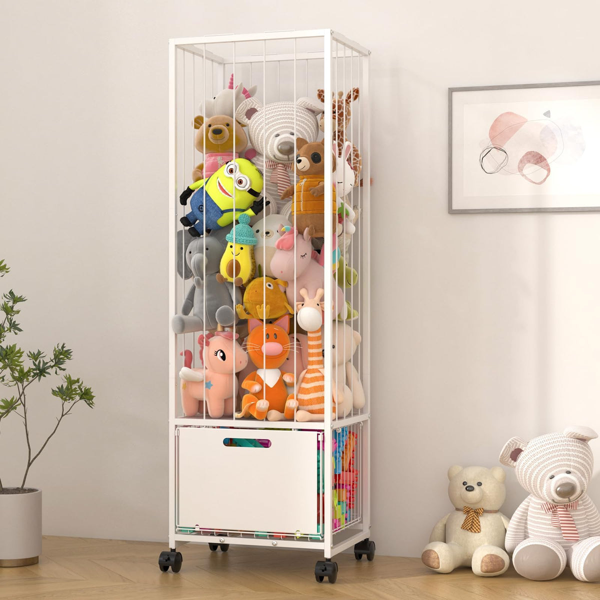 BUKFEN Metal Stuffed Animal Storage Zoo Toy Organize | All Products - Image 1