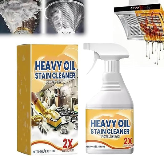 Heavy Duty Degreaser Cleaner Spray, Powerful Clean Up Kitchen Oil Stains Spray, Kitchen Heavy Oil Cleaning Agent, All Purpose Household Cleaning Spray for Oven, Stove (1)