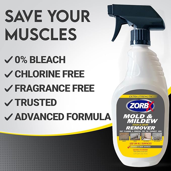 ZORBX Odor Remover Bundle – Includes 16 Oz Fast-Acting Odor Remover Spray, 7.5 Oz Compact-Sized Odor Remover Spray, 2 Oz Travel-Friendly Odor Remover Spray, & 24 Oz M&M Stain and Odor Remover Spray