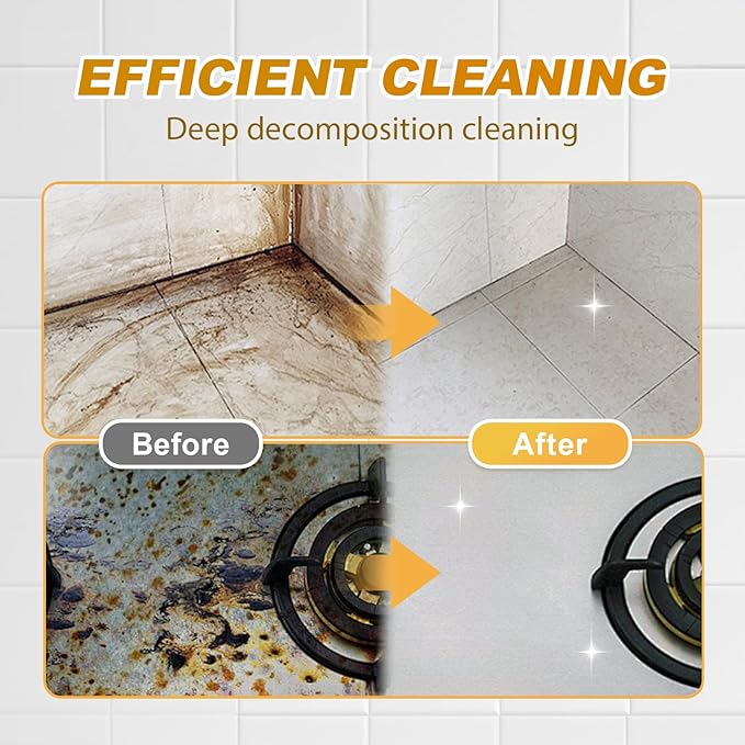 Heavy Oil Stain Cleaner Kitchen, Clean Up Kitchen Oil Stains, 2025 Upgrade Cleaner Spray Degreaser Cleaner, Stain Remover for Pot, Stoves and Range Hoods (1)