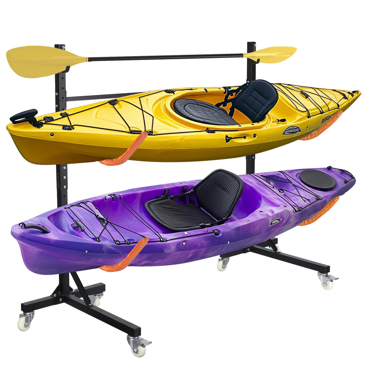 Freestanding Kayak Storage Rack 2 Kayaks/4 Kayaks - Image 1