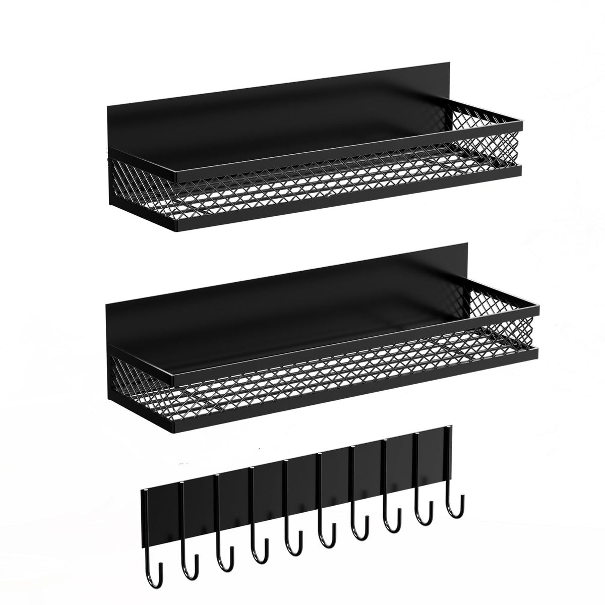 Magnetic Spice Rack for Refrigerator, 3 Pack Magnetic - Image 1