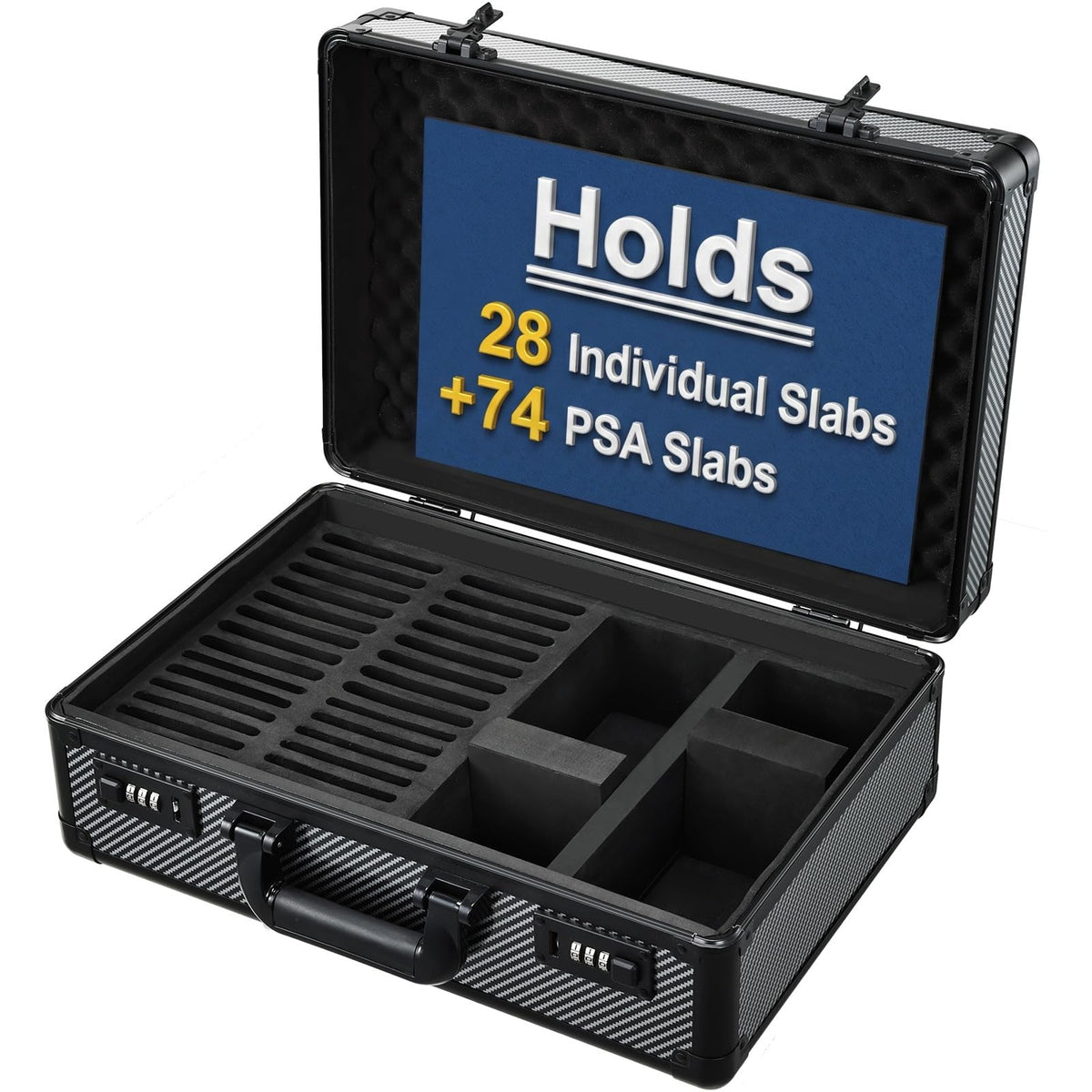 Graded Card Case with Individual Slots Storage Box | Home Organization - Image 1