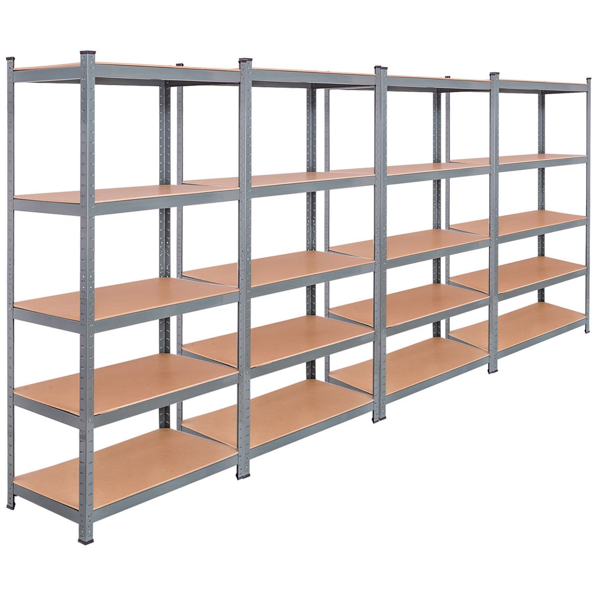 Tangkula 5-Tier Heavy Duty Alloy Steel Storage Shelves - Image 1