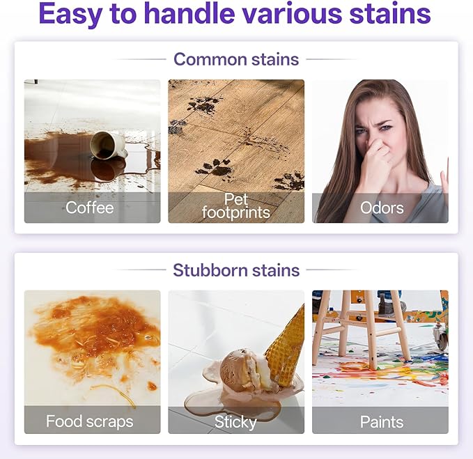 Floor Cleaner Compatible with Tineco Cleaning Solution, Suitable with All Robotic Vacuum Mop and Cordless Wet/Dry Vacuum Mop Cleaner, Multi-Surface Deodorizing & Cleaning Solution (2.5 L, Lavender)