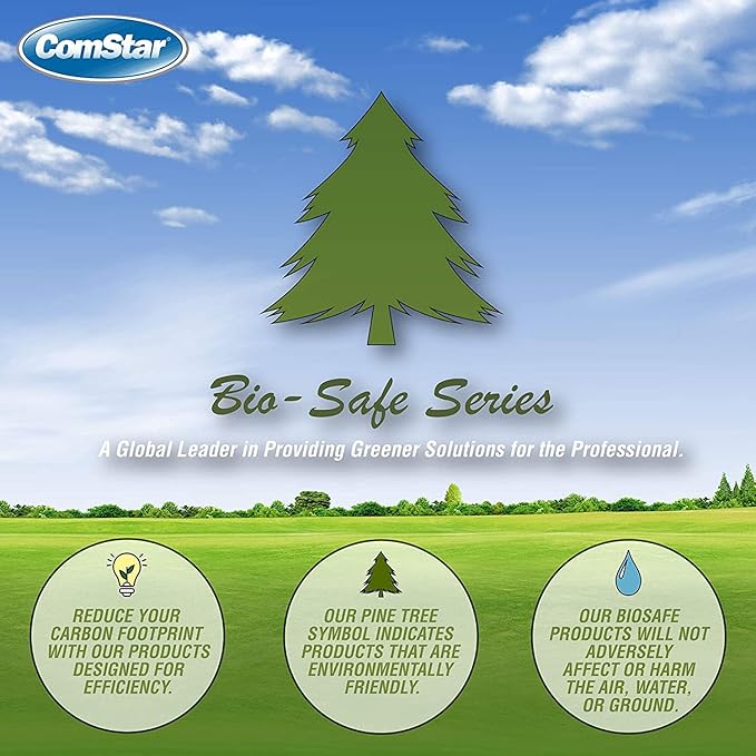 ComStar Blow Out, Non-Acid Liquid Drain Cleaner, Industrial Strength Formula for Fast Unclogging, Dissolves Hair Grease Soap & Organic Build-Up, Safe for Pipes, Septic, Porcelain, 1 Quart (30-475)